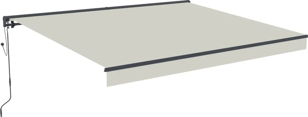 Elektrická markíza BestBerg BBSU-E395BG / 395 × 300 cm / béžová