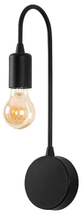 Čierne nástenné svietidlo Baston – Opviq lights