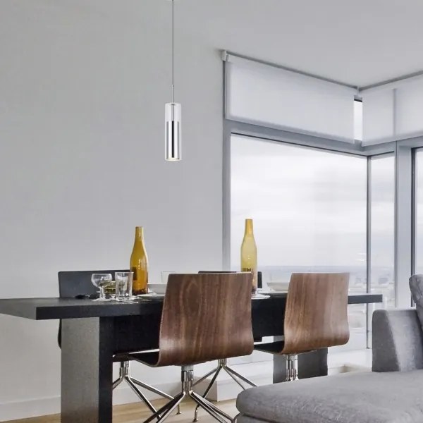 Rabalux 72046 - Luster na lanku KALEVI 1xGU10/50W/230V číra/chróm