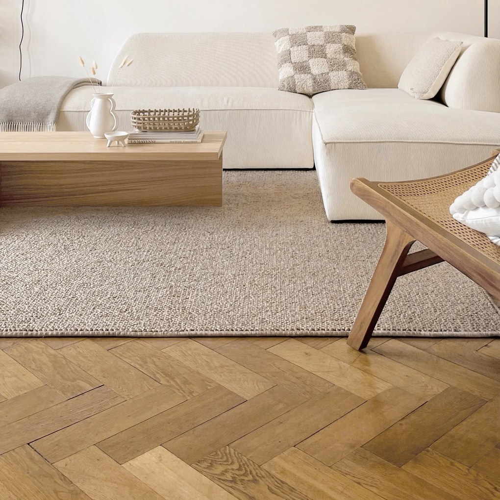 BT Carpet, Kusový koberec Wolly 102842, 100x140, béžová, obývacia izba