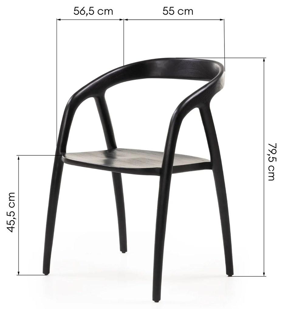 Jídelní židle SANDE 02 z masivu