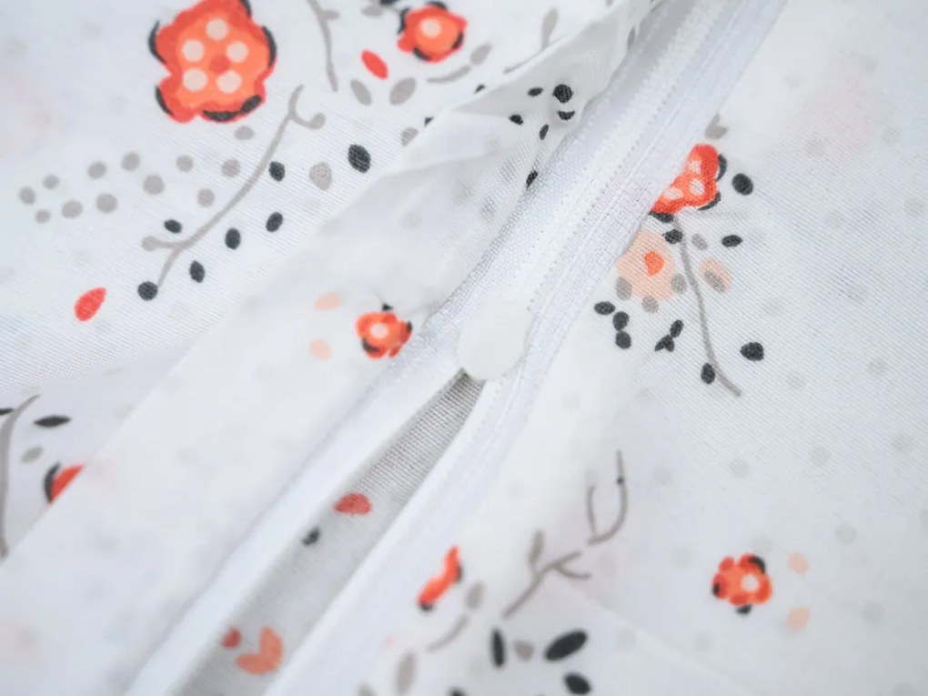 Obliečky z mikrovlákna FLORINE krémové Rozmer obliečky: 70 x 80 cm | 140 x 200 cm