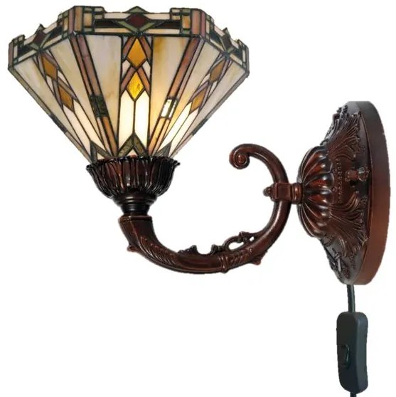 Otočné nástenné svietidlo s vypínačom ACRUX Ø25*36