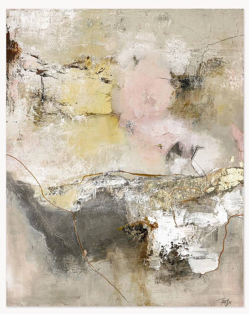 Ručne maľovaná tlač na plátne Artcast