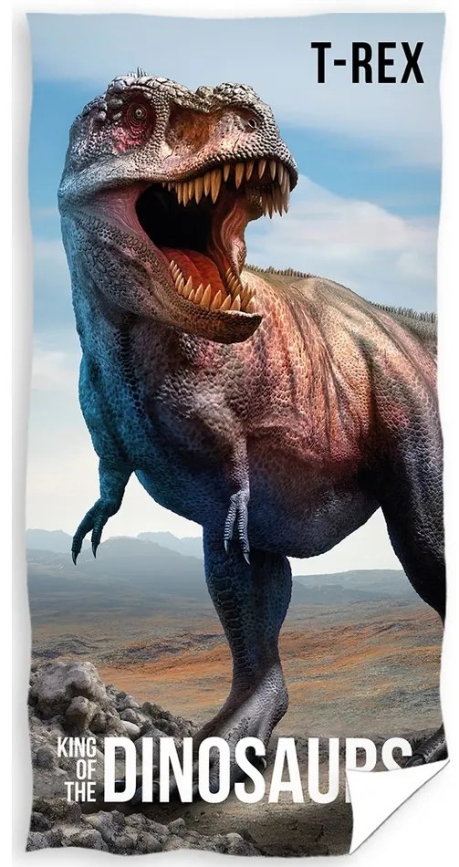 CARBOTEX Froté osuška T-Rex Predátor, 70 x 140 cm