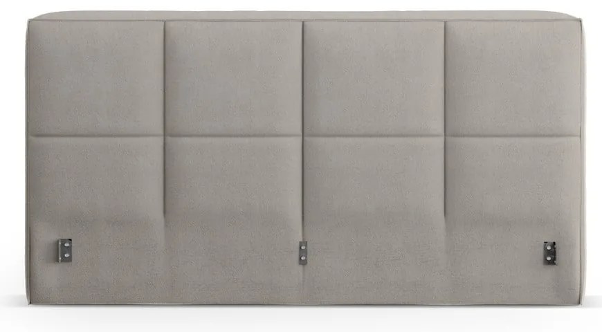 Svetlosivé čalúnené čelo postele 229x100 cm Darren – Micadoni