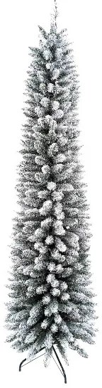Umelý vianočný stromček Smrek Biely Štíhly 180cm