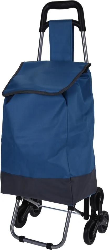 Koopman Nákupná taška na kolieskach Mindelo, modrá