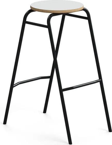 Barová stolička ALTUS, výška 790 mm, antracit/šedá