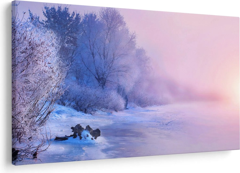Obraz - Zamrznutá rieka (90x60 cm)