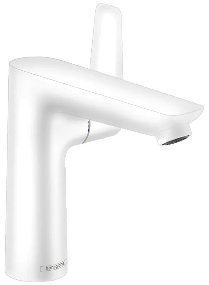 Hansgrohe Talis E, páková umývadlová batéria 150 s odtokovou súpravou s ťahadlom, biela matná, HAN-71754700