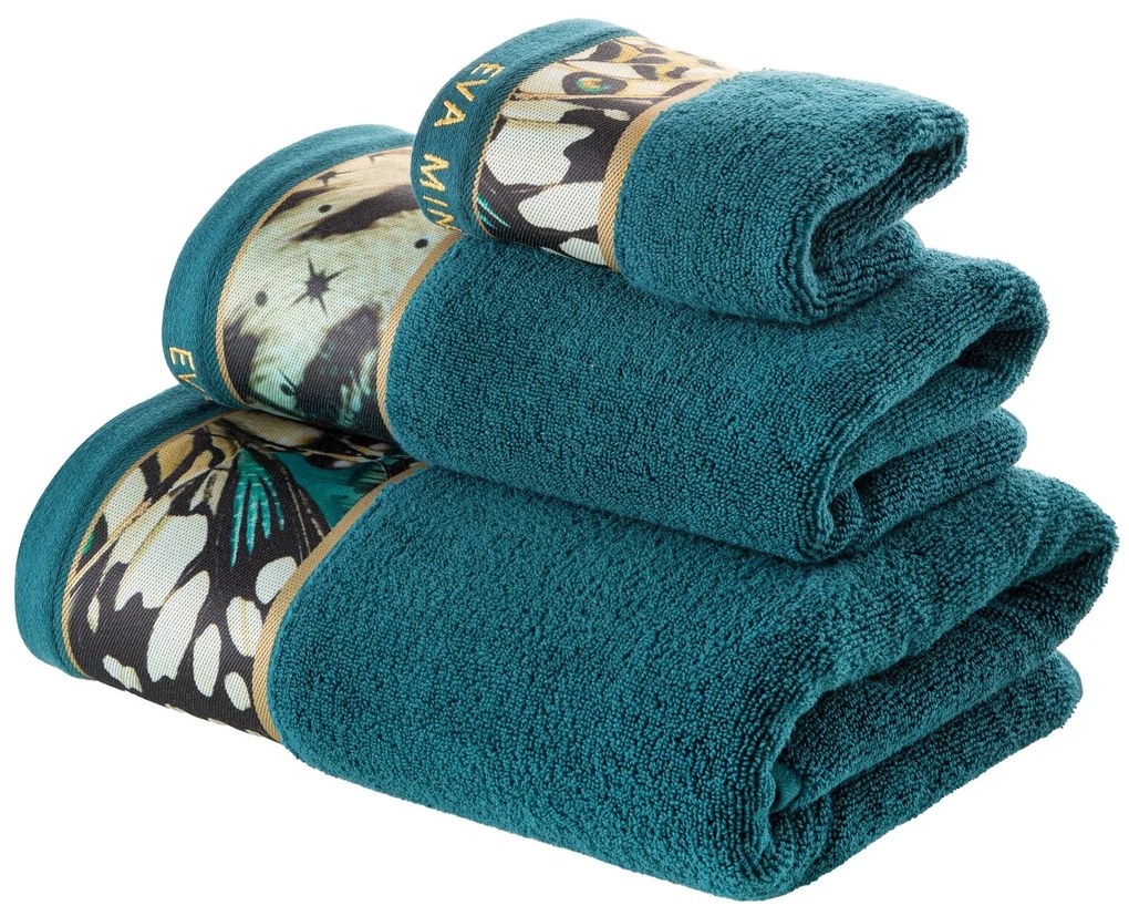 FROTÉ UTERÁK EVA MINGE15 50X90 CM TMAVOTYRKYSOVÁ