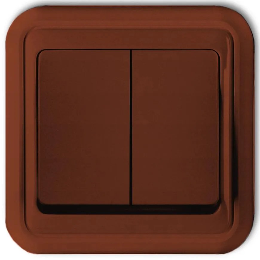 L 4WPT-2 Vypínač na svetlo Liza hnedý