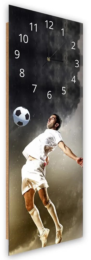 Gario Hodiny na stenu Futbalista Rozmery: 25 x 65 cm