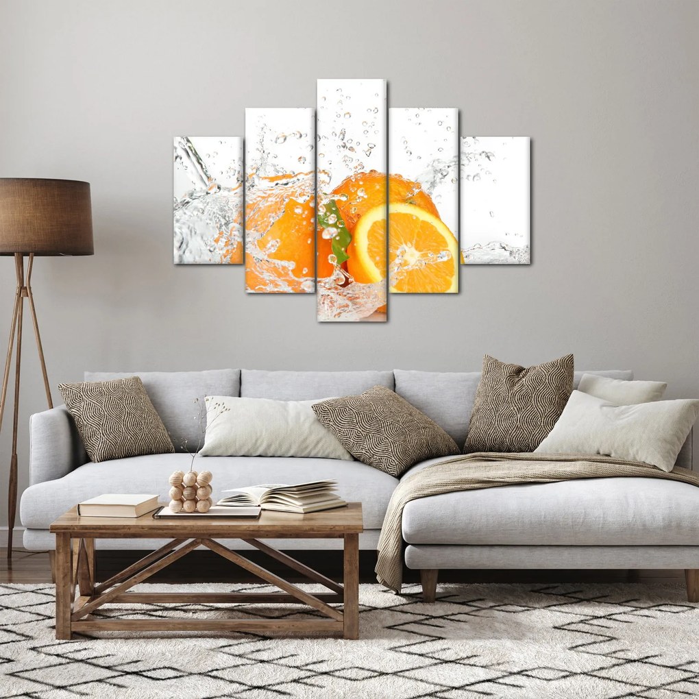 Obraz - Šťavnaté pomaranče (150x105 cm)