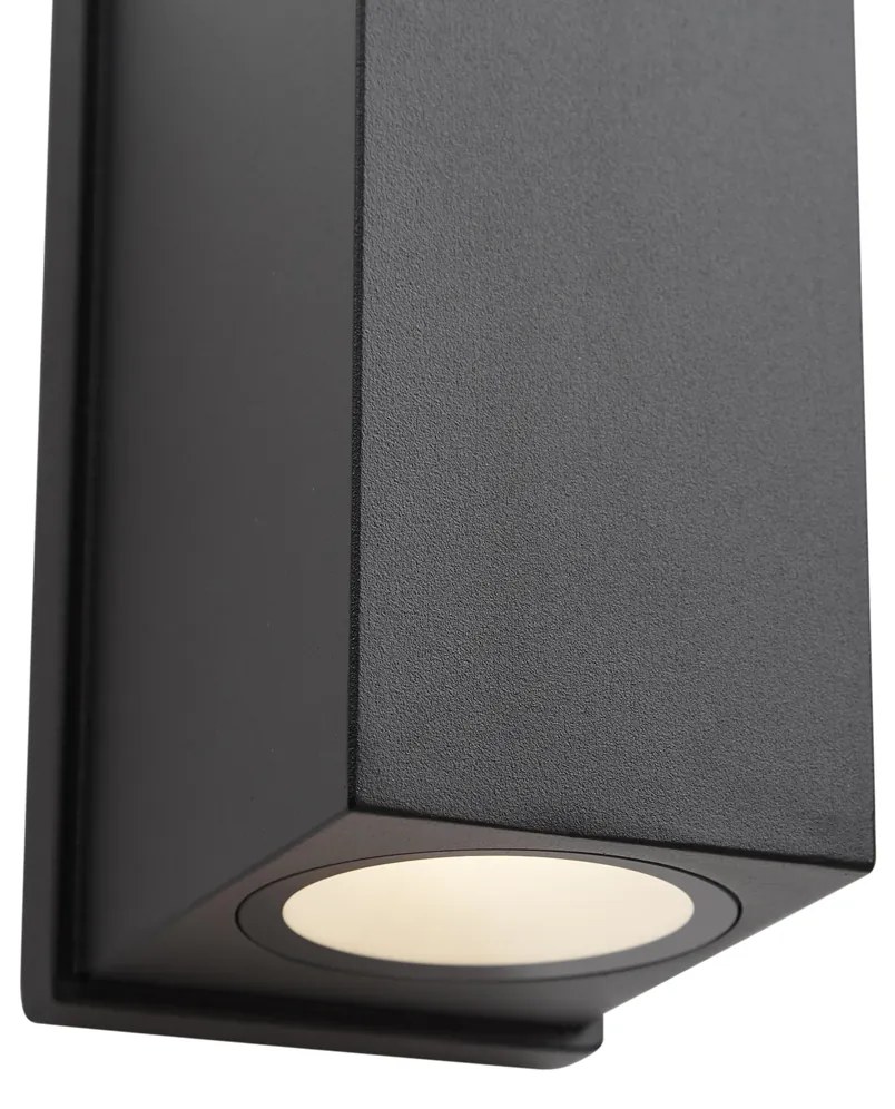 Nástenné svietidlo čierne magnetické vrátane LED nabíjateľné - Baleno