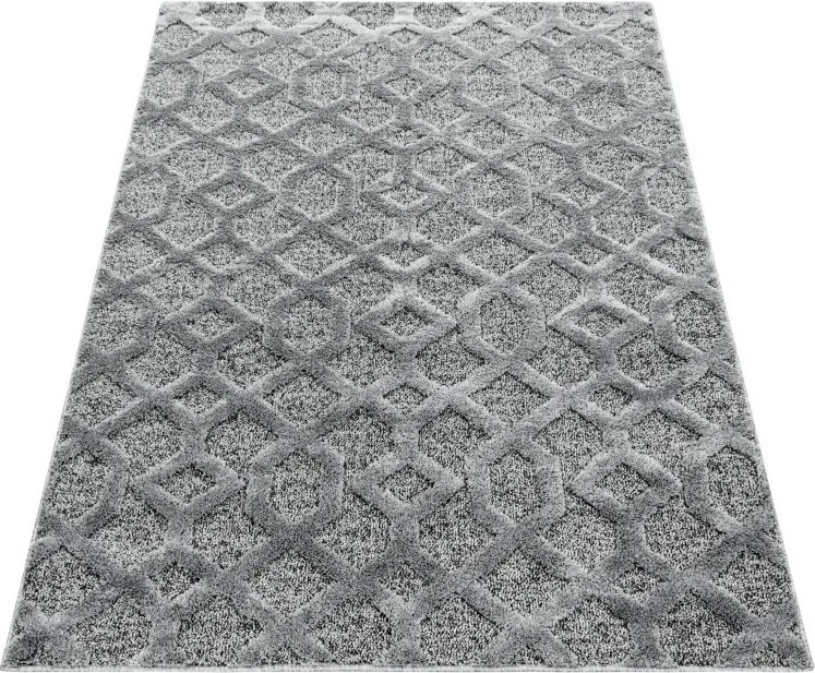 Ayyildiz 200x290 cm Kusový koberec Pisa 4702 Grey, šedá, obývacia izba
