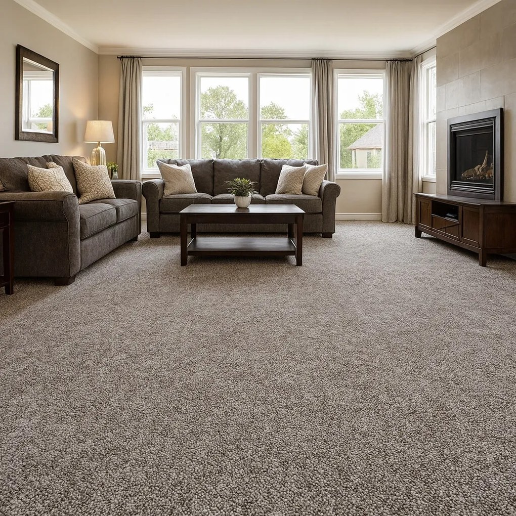 Koberec metráž Story 9182, na mieru, šíře 3m,4m,5m, šedá, filc, chodba / predsieň, Timzo