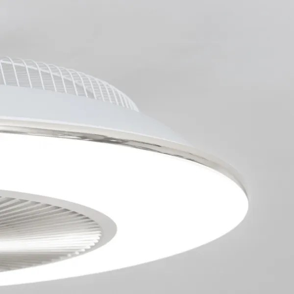 Brilagi - LED Stmievateľné svietidlo s ventilátorom AURA LED/38W/230V strieborná +DO