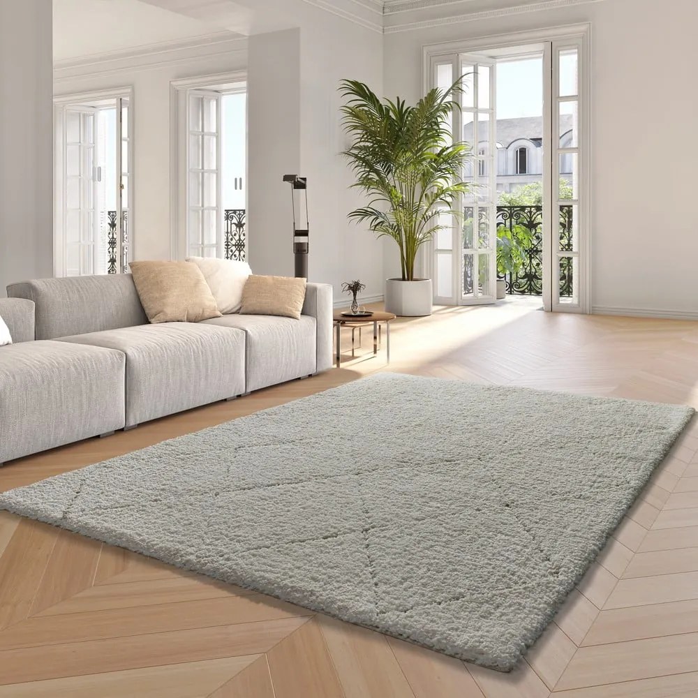 Biely koberec 60x120 cm Atesa – Universal