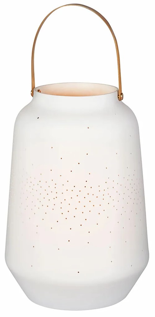 Biela porcelánová LAMPA vel. L (26,5 cm)