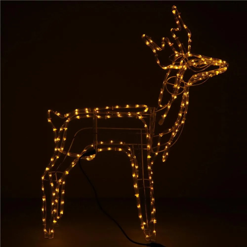 LED sob 85 cm – vianočná svetelná dekorácia Springos CL1218 (teplá biela)