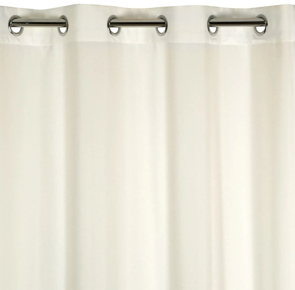 ZÁVES NA KRÚŽKOCH RITA 140X250 CM KRÉMOVÁ