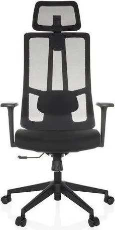 XXXLutz OTOČNÁ STOLIČKA, sieťovina, čierna MID.YOU - Online Only kancelárie - 001918075901