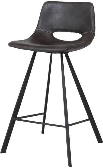 Tmavosivá barová stolička Canett Coronas, výška 87 cm