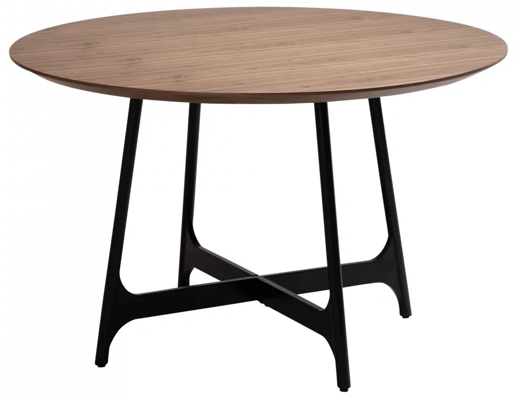 OOID OKRÚHLY JEDÁLENSKÝ STÔL, Ø 120 CM walnut