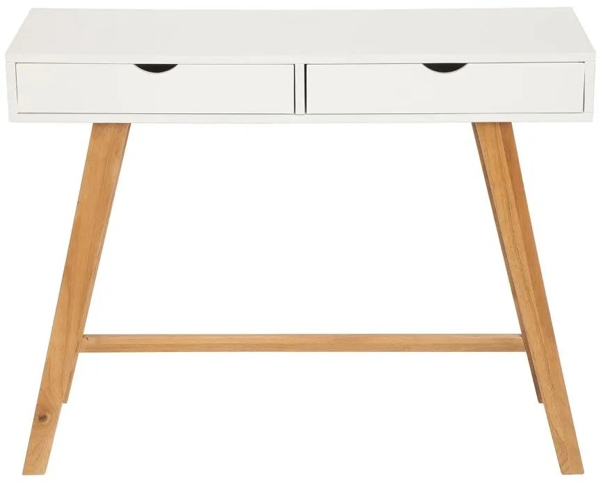 Dizajnová konzola Sweden, 100 cm, biela