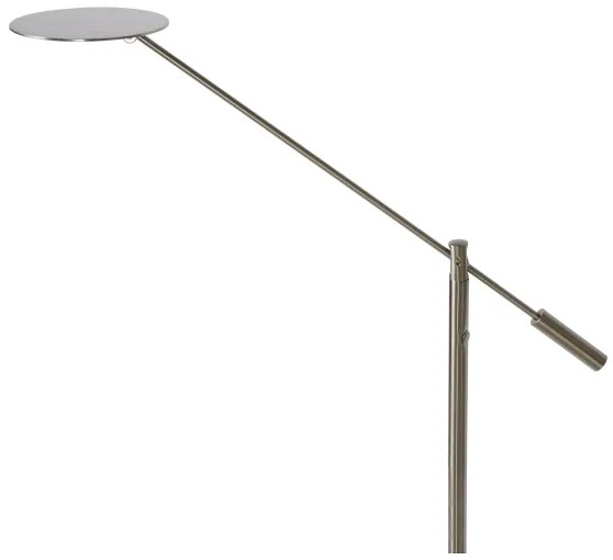 Lucide 19766/09/12 - LED Stmievateľná stojacia lampa ANSELMO LED/9W/230V chróm