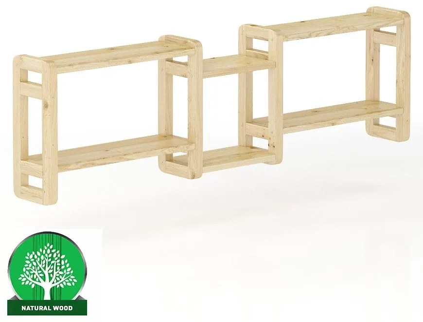 Polička borovica PK103-150x44x19 surová