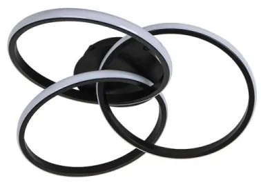 LED Stmievateľné stropné svietidlo LED/70W/230V 3000-6500K čierna +diaľkové ovládanie