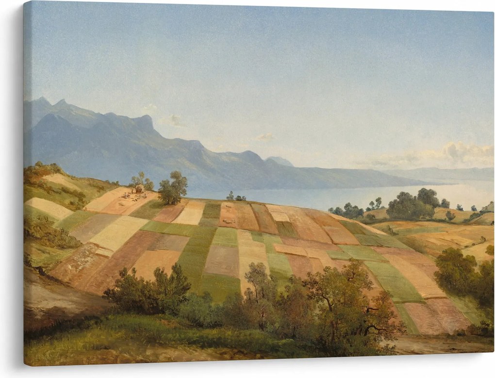 Obraz - Alexandre Calame, Swiss Landscape, reprodukcia (70x50 cm)