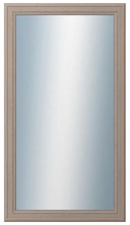 DANTIK - Zrkadlo v rámu, rozmer s rámom 50x90 cm z lišty STEP hnedá (3020)