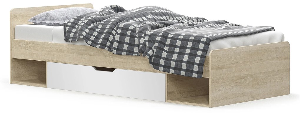 Jednolôžková posteľ 90 cm. Vlastná spoľahlivá doprava až k Vám domov. 1053300