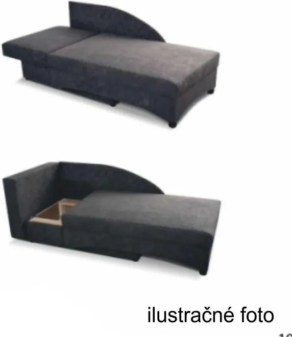 Rozkládací křeslo, levá, mentol / šedá, BELLA 0000186814 Tempo Kondela