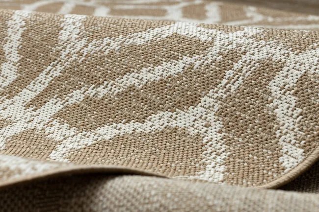 Koberec SIZAL FLAT 48957265 geometrický ROMBY naturálny / béžový