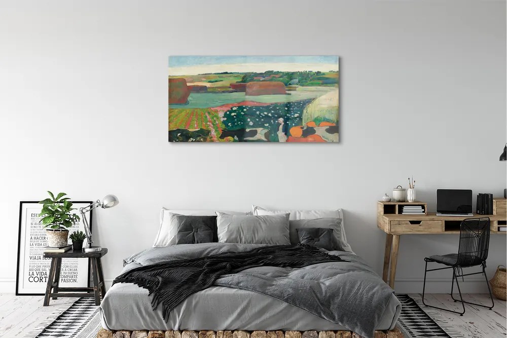 Obraz plexi Art maľované pohľad vidieka 125x50 cm