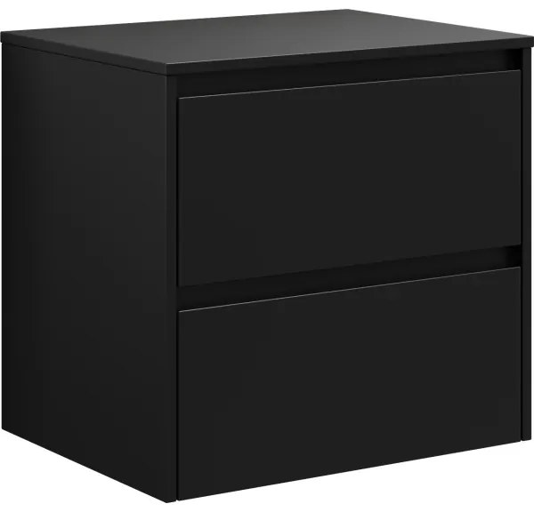 Kúpeľňová skrinka TRONDHEIM pre umývadlo 60 cm čierna