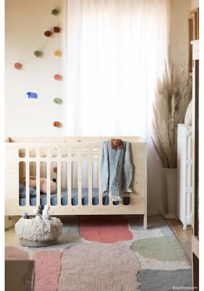 Prateľný ručne tkaný vlnený detský koberec 170x240 cm Abstract – Lorena Canals