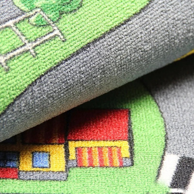 Associated Weavers, Hrací koberec pre deti cesty Little Village, 95x133, viacfarebná, detská izba