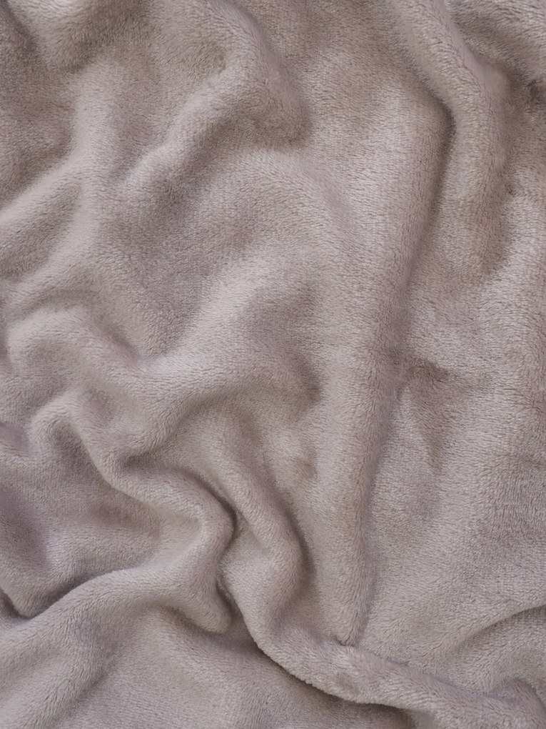 Detská deka do postieľky mikroplyš Exclusive 80 × 100 cm – Laura cappuccino