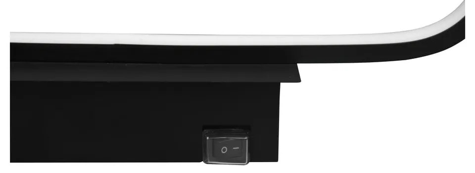 Matne čierne LED nástenné svietidlo (dĺžka 60 cm) Gianni - Trio