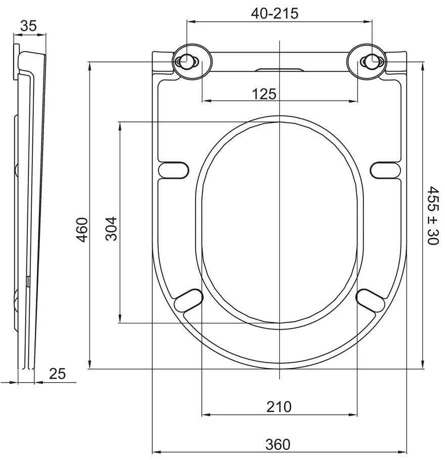 Mereo Mereo, WC kombi, vyvýšené, vario odpad, kapotované, Smart Flush RIMLESS, keramické, vr. sedátka, MER-VSD92T1