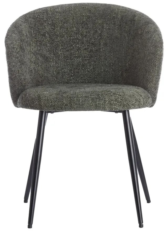 Khaki kovové jedálenské kreslá v súprave 2 ks Radaja – Light & Living