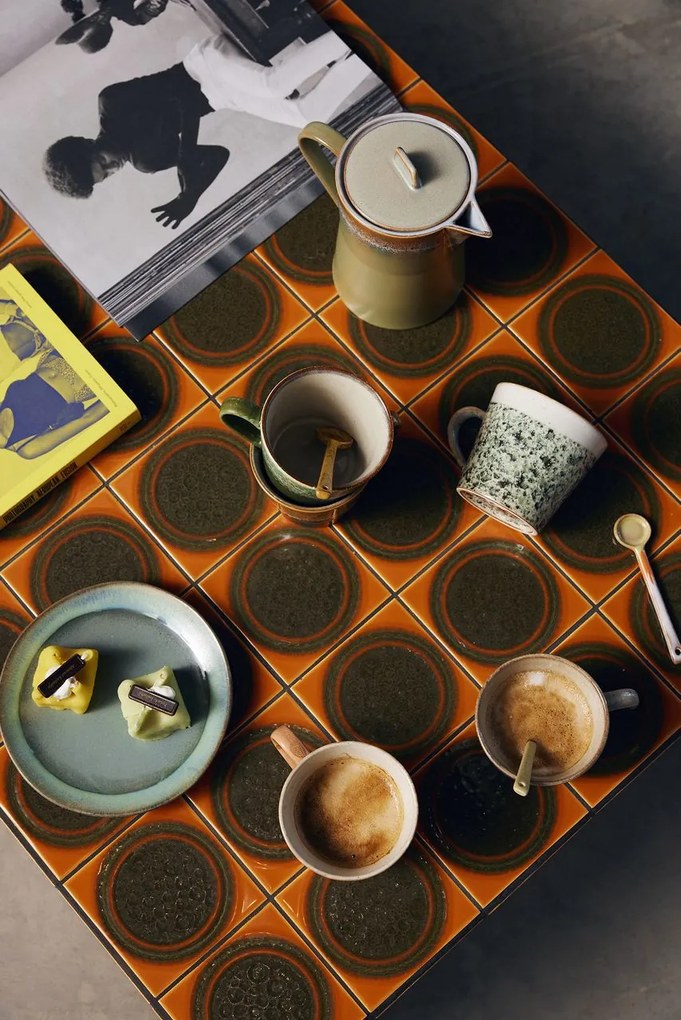 HK living Keramický hrnček na cappuccino 70's Mug Hail 300 ml