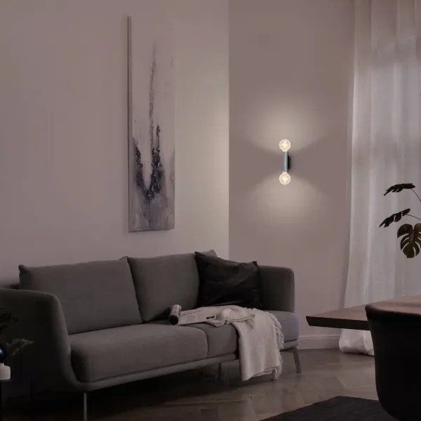 Briloner 3710-024 - Nástenné svietidlo 2xE27/10W/230V