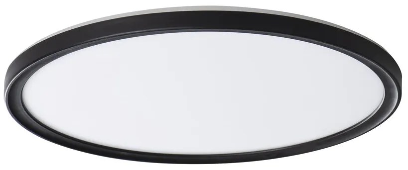 KANLUX KANLUX, AZPO stropné LED svietidlo, priemer 420mm, 22W, IP54, čierna mat, 31505